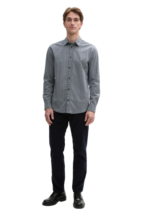 Tom Tailor fitted printed stretch shirt